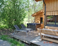 Mooi chalet met hottub
