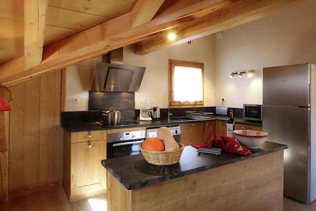 Chalet Alpin avec sauna, Huez