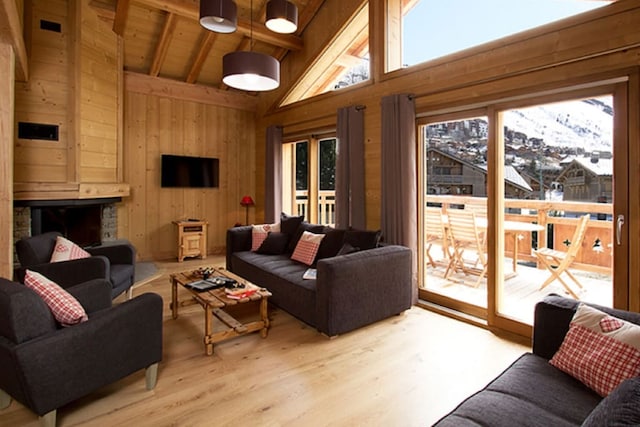 Chalet Alpin avec sauna, Huez