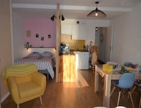 Studio in Plougasnou mit Meerblick und Strand
