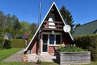 Hütte am Dümmer See mit Terrasse