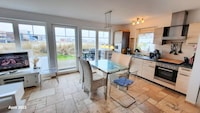 Haus in Olpenitz mit Strand und Meerblick