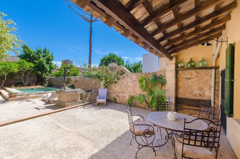 Can Mora - Villa Con Piscina Privada En Campos, Campos