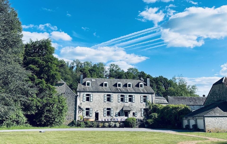 Kasteel in Ferrières met Vijvertuin, Ferrières