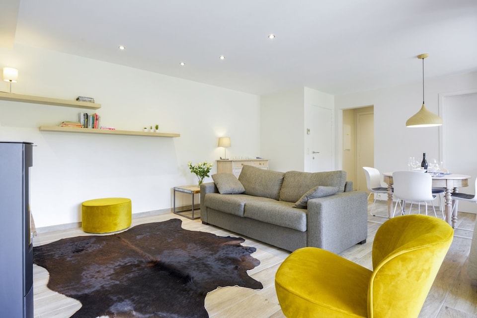Apartamento en Gros-Fays cerca de bosque y BBQ, Bièvre
