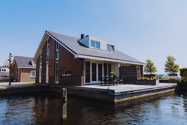 Houseboat al Waterpark con molo privato