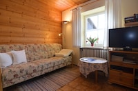 Ferienhaus mit Sauna in Skigebietsnähe