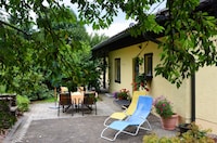 Ferienhaus mit Sauna in Skigebietsnähe
