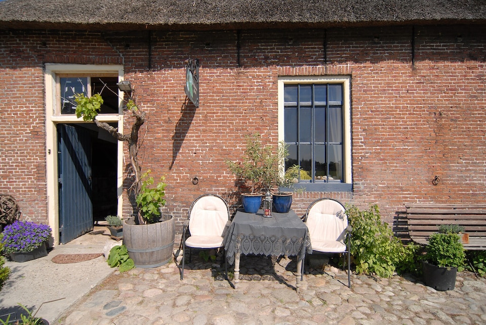 Casa rural en Lauwers con barco de remos, Kollumerland c.a.