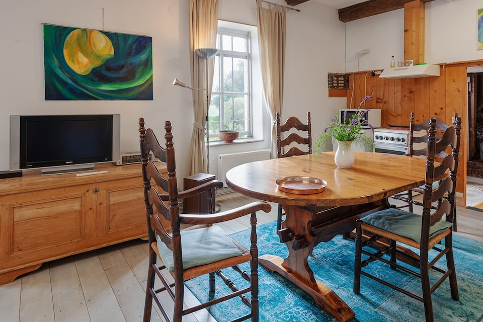 Casa rural en Lauwers con barco de remos, Kollumerland c.a.