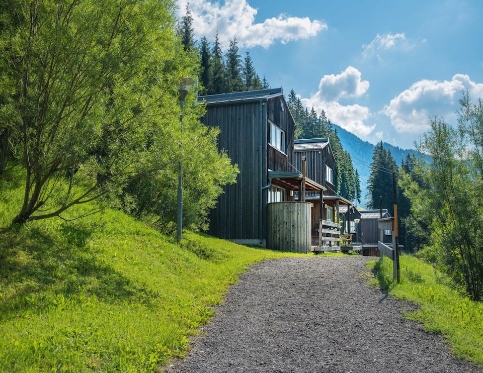 Hütte in Präbichl mit Bergblick, Eisenerz