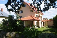 Ferienhaus am Wald und See in Pommern