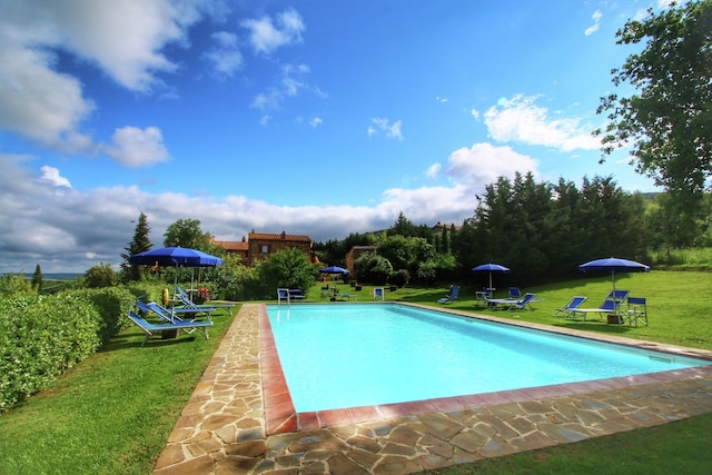 Glooiende boerderij van Val d'Orcia