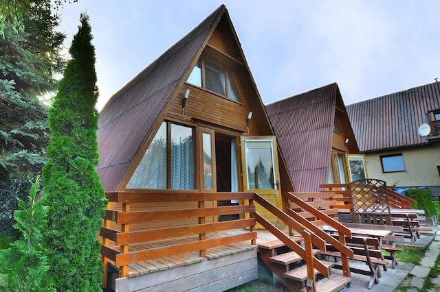 Houten huis in Kołobrzeg bij zandstrand, Kołobrzeg