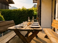 Modern appartement met tuin