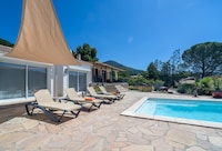 Beautiful villa with private heated pool