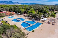Mobilheim Pag am Kiesstrand mit Pools