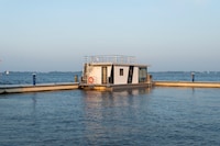 Hausboot Sneekermeer mit Garten und Aussicht