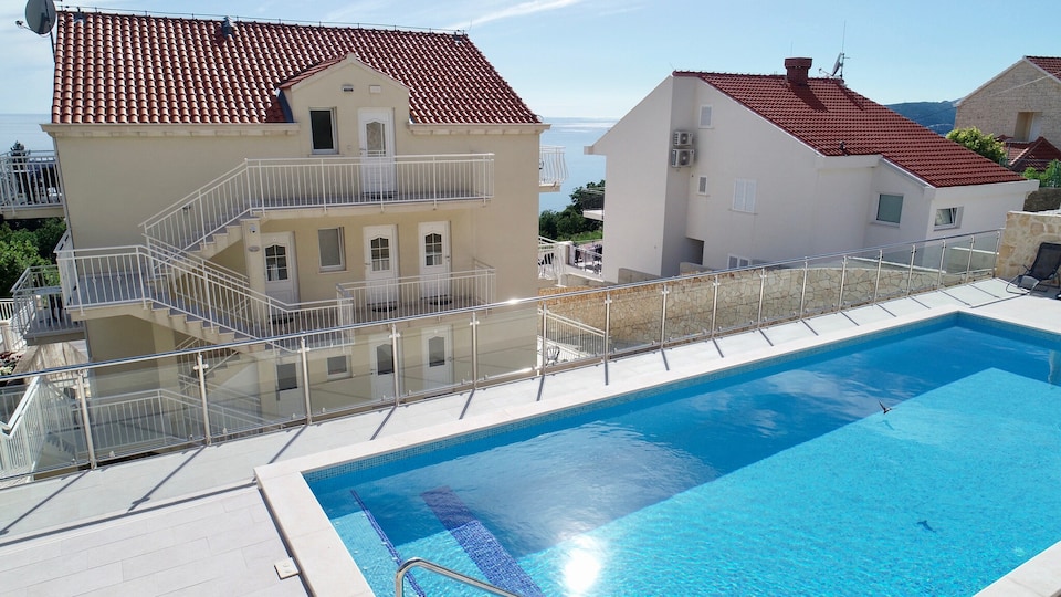 Villa Samba - Studio with Terrace and Sea View - gasi se, Mlini