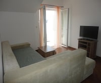 Apartments Marija Slano- Two-Bedroom Apartment with Balcony and Sea View - 1 (A)