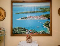 Apartments & Rooms Green Bay - Double Room with Balcony and Sea View (Room 2)