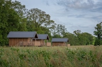 Lodge in Drenthe met uitzicht veranda