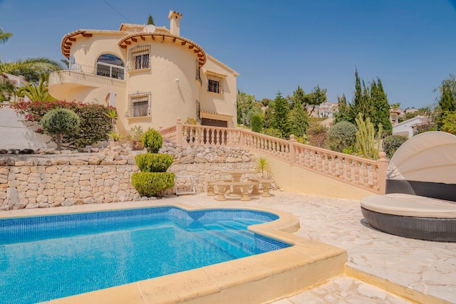 Villa a Moraira con Piscina e Vista Montagna