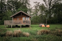 Wellness-Lodge mit Hot Tub in den Niederlanden