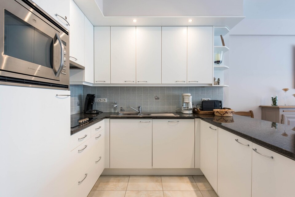 Apartamento cerca del malecón con vista al mar, Koksijde