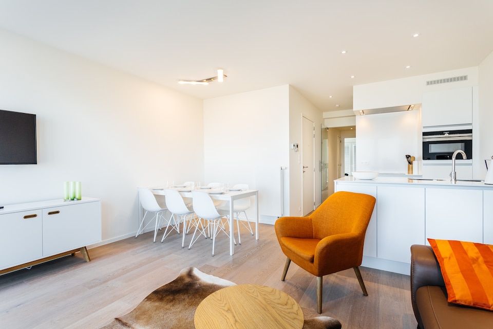 Apartamento en Zeedijk con vistas al mar, Koksijde