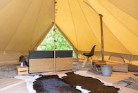 Glamping in Friesland bij natuurgebieden