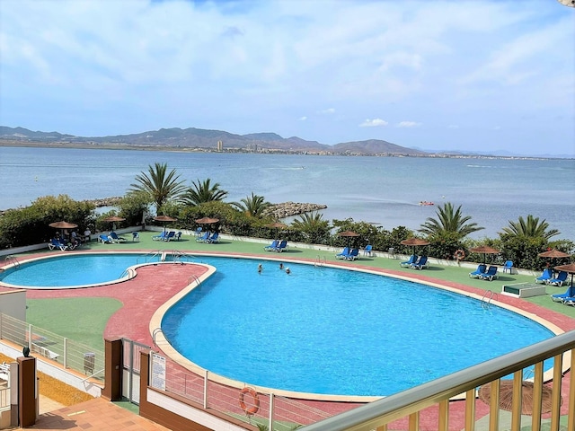 Apartment mit Pool am Strand von La Manga