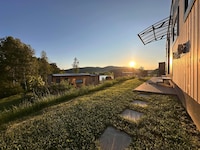 Chalet am Eixendorfer See mit Aussicht