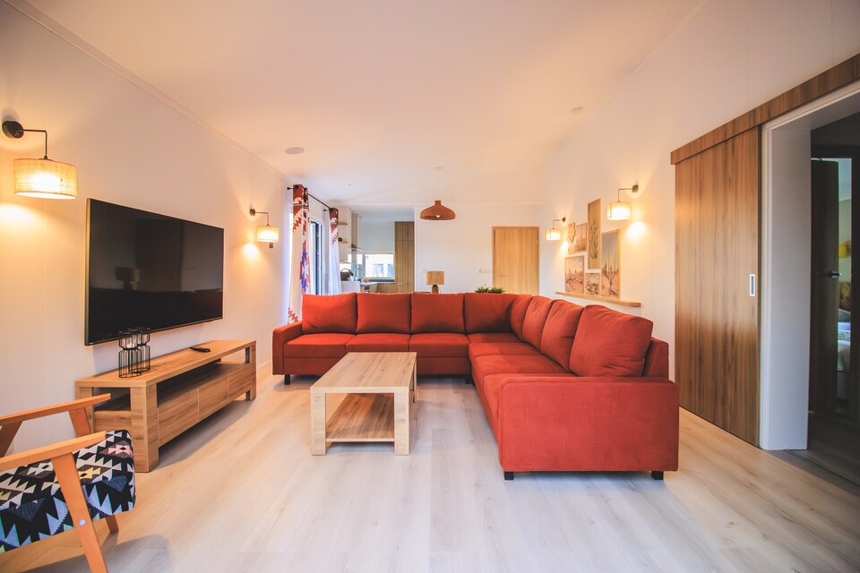 Modern holiday home with terrace, Slagharen