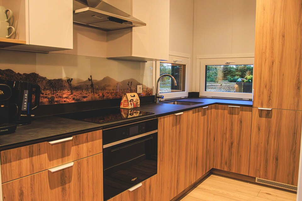 Modern holiday home with terrace, Slagharen
