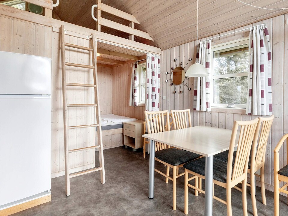 Cabin in camping resort near beach