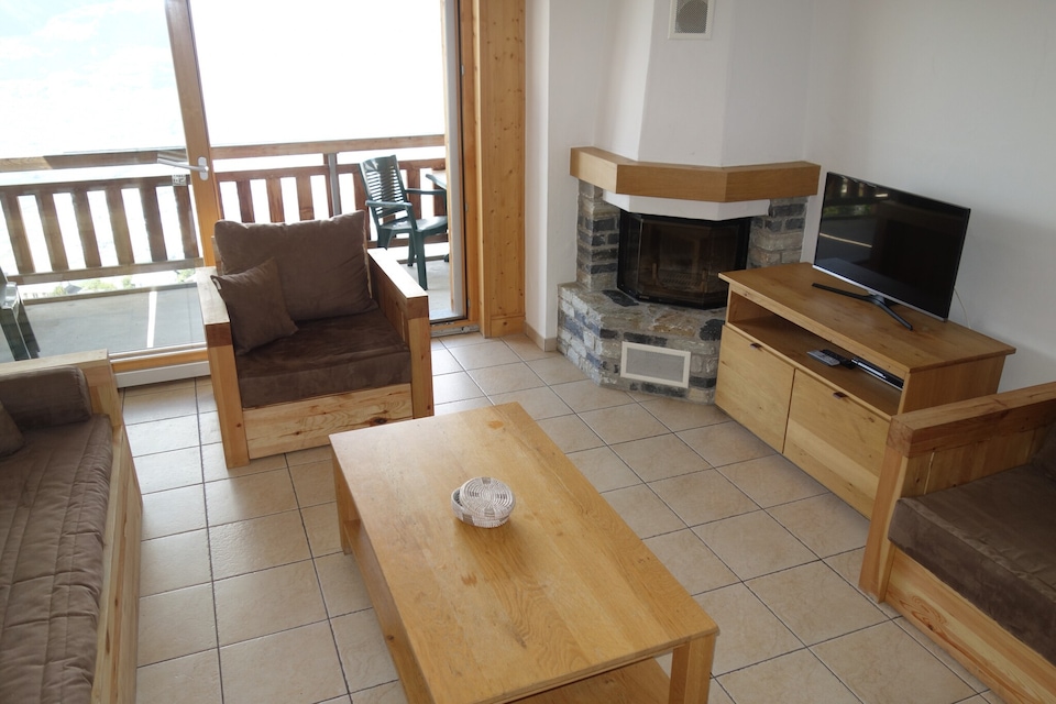 Cosy apartment with balcony, Veysonnaz