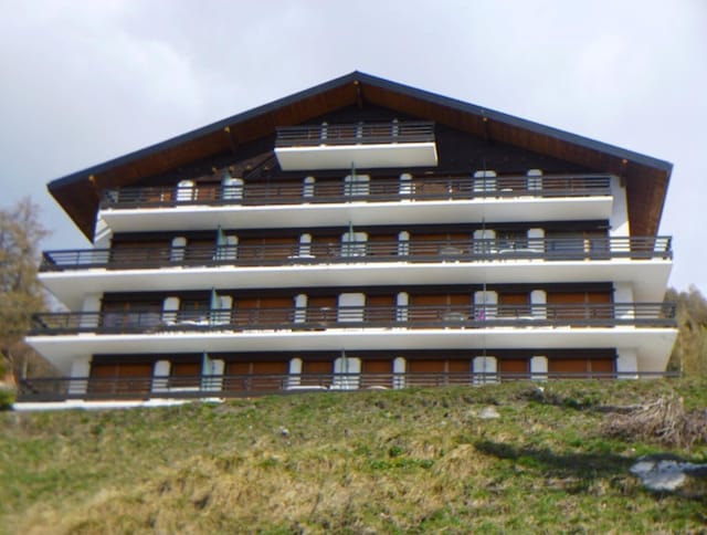Studio in Veysonnaz met Uitzicht op Bergen