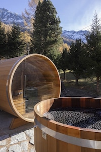 Lavish apartment with sauna