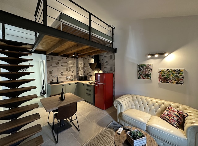 Apartment mit gemütlichem Schlafzimmer