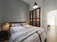 Apartment mit gemütlichem Schlafzimmer