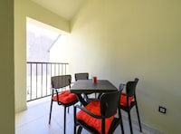 Apartment mit gemütlichem Schlafzimmer
