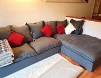 Appartement met balkon en uitzicht op de bergen