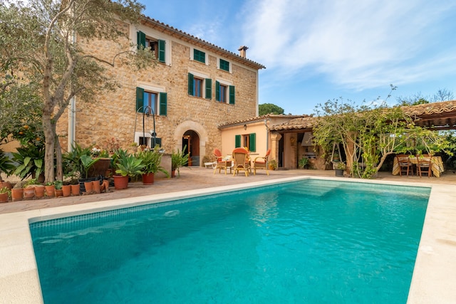 Landhaus in Sóller mit Salzwasserpool