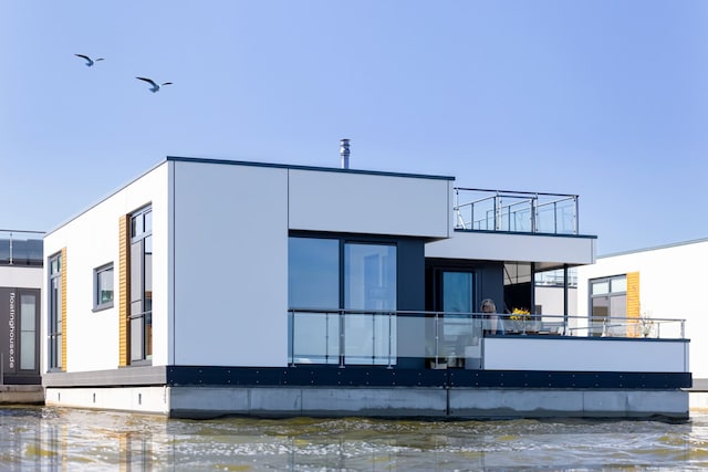 Casa galleggiante sul Saaler Bodden, Ribnitz-Damgarten
