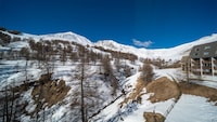 Wohnung in Allos mit Bergblick