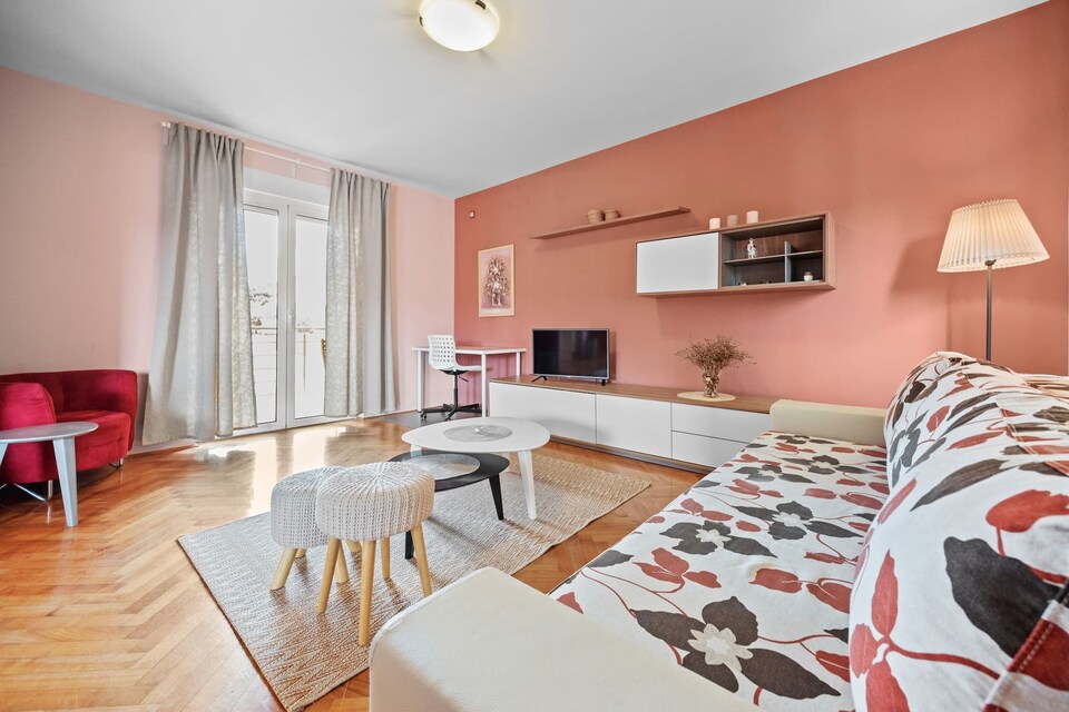 Wohnung in Kampor nahe Sandstrand, Kampor