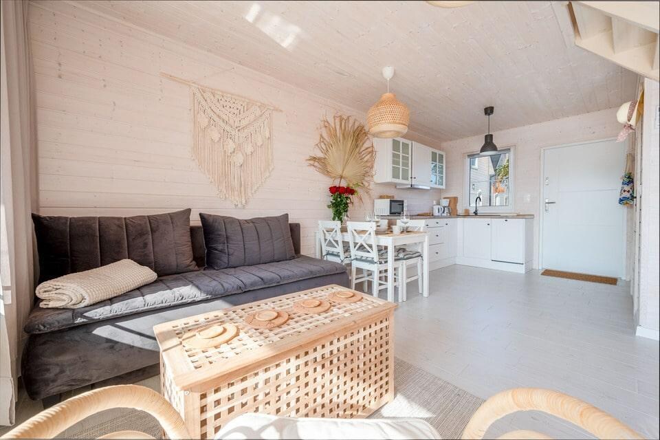 Casa cerca de la playa en Kopań con piscina, Kopań
