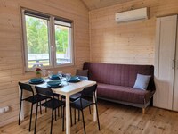 Einstöckige Ferienhäuser, Schwimmbad, Borne Sulinowo