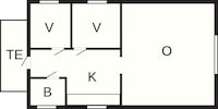 4 Personen Ferienhaus in Eresfjord-By Traum